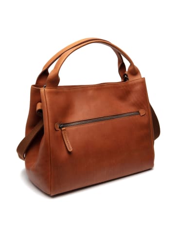 The Chesterfield Brand Fioline Handtasche Leder 35 cm in cognac