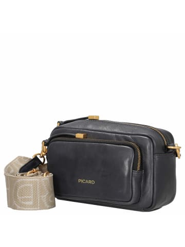 PICARD Soulmate - Schultertasche 20 cm (schwarz) in ozean
