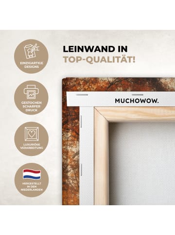 MuchoWow Leinwand bilder Waldweg (BxH)