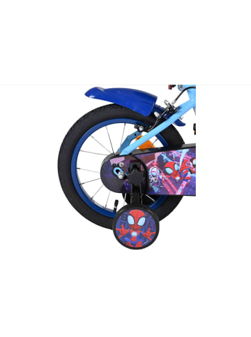 Volare Kinderfahrrad Spidey  14  Zoll, ohne Rücktrittbremse in blau