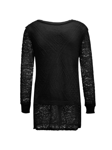 paino Strickpullover in Schwarz