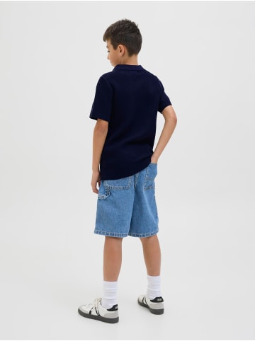 JACK & JONES Junior Gestricktes T-Shirt in Night Sky
