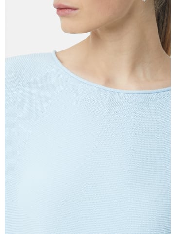 comma Strickpullover langarm in Blau