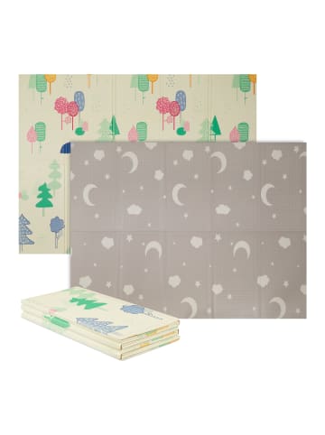 relaxdays Spielmatte "Wolke" in Bunt - (B)200 x (T)150 cm