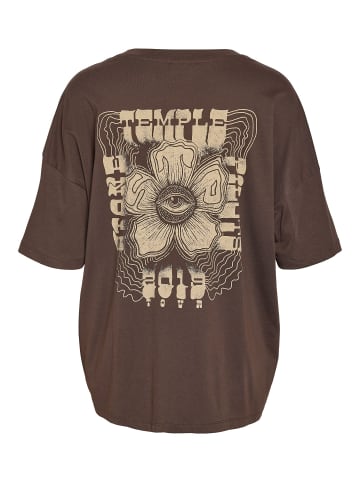 Noisy may Oversized T-Shirt in Chocolate Brown