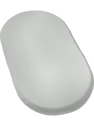 Erwin Müller Single-Jersey Baby-Spannbettlaken Murnau in silber