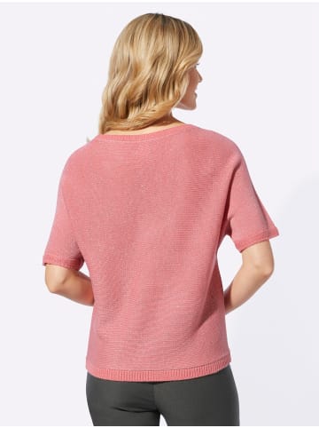 Sieh an! Fledermauspullover in flamingo