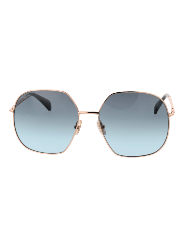 Max Mara Frauen Sonnenbrille Quadratisch Rose Gold