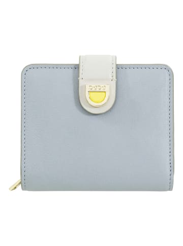 DuDu Skyline Geldbörse RFID Schutz Leder 11 cm cloud grey
