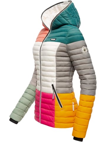 Navahoo Steppjacke Multikulti in Multicolour Dark 2