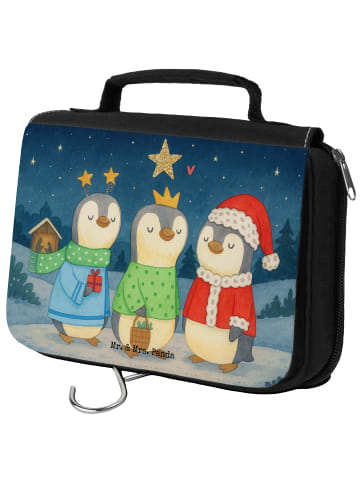 Mr. & Mrs. Panda Kosmetiktasche Winterzeit Heilige drei Könige D... in Weiß