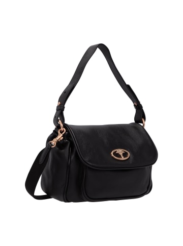 JOOP! Schultertasche 'Panarea Louna in Schwarz 24,00 x 17,50 x 10,00 cm'