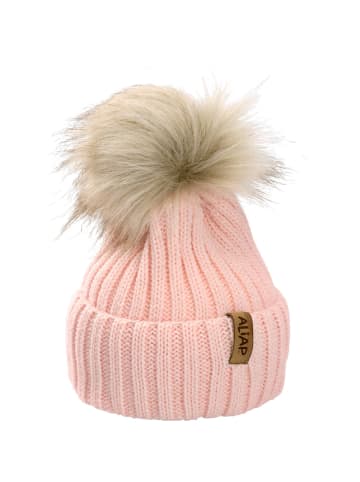 Aliap Mützen Bommel in rosa/pink