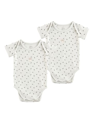 Sterntaler Set Bodys 2er-Pack Blätter in helltürkis