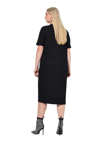 Ulla Popken Midikleid in schwarz
