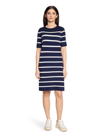 CARTOON Kleid in marine weiß - 0001