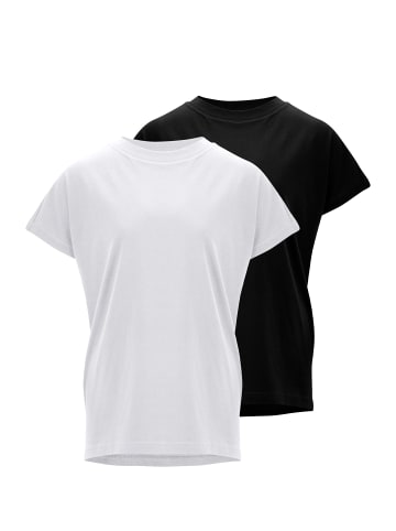 MELA T-Shirt MADHU Bundle in schwarz / weiß