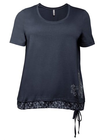 sheego T-Shirt in marine