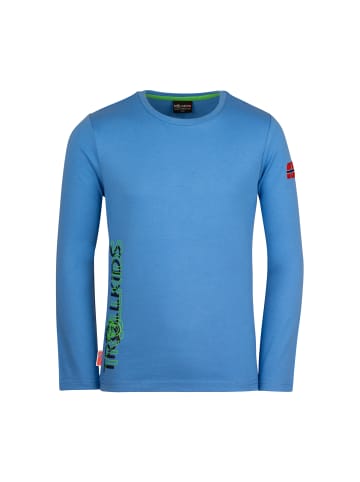 Trollkids Longsleeve Stavanger in medium blue