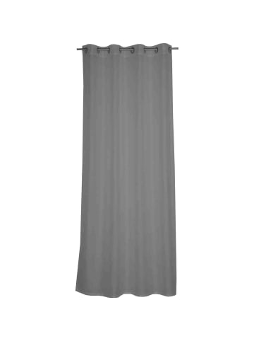 Tom Tailor Transparenter Ösenvorhang CLEAN in Grau