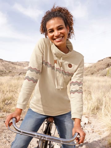 WITT WEIDEN Long-Sweatshirt in sand