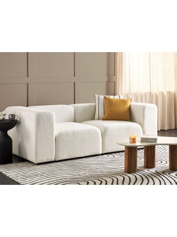 Beliani 2-Sitzer Sofa FALSTERBO in Weiß - (W) 204 x (H) 70 x (L) 105 cm
