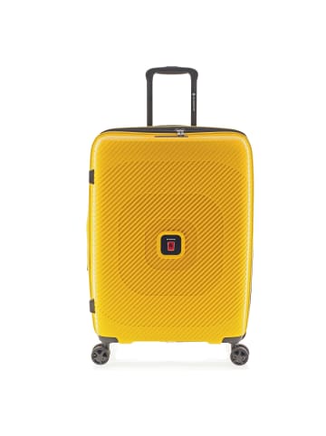 Gladiator 2800 4 Rollen Trolley 67 cm mit Dehnfalte in yellow