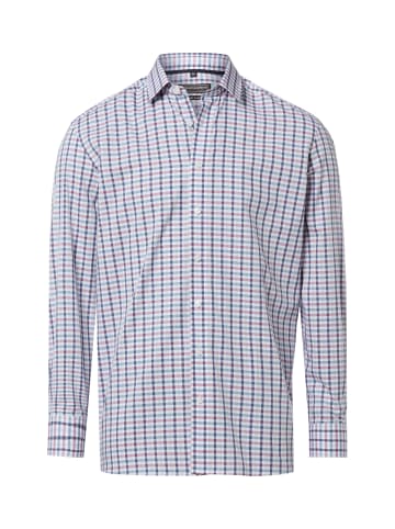 Finshley & Harding Businesshemd in marine bordeaux