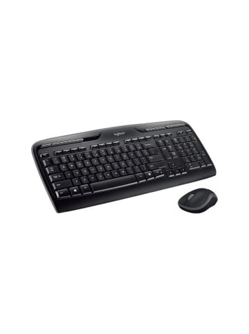 Logitech Tastatur-und-Maus-Set - Logitech Wireless Combo MK330 in Schwarz