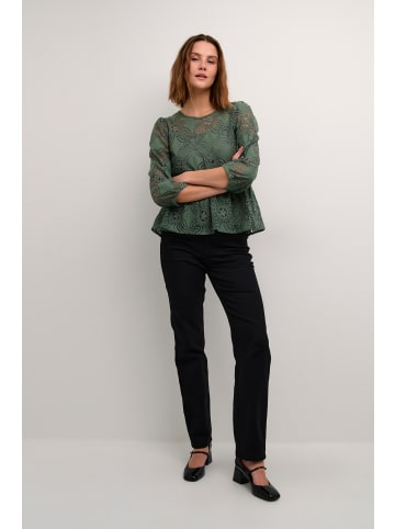 Kaffe Langarm-Bluse KApaula in Laurel Wreath