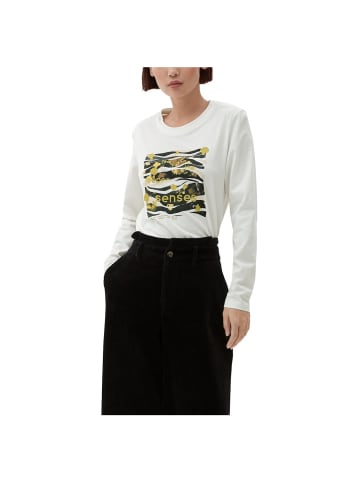 S.OLIVER RED LABEL Langarmshirt in creme