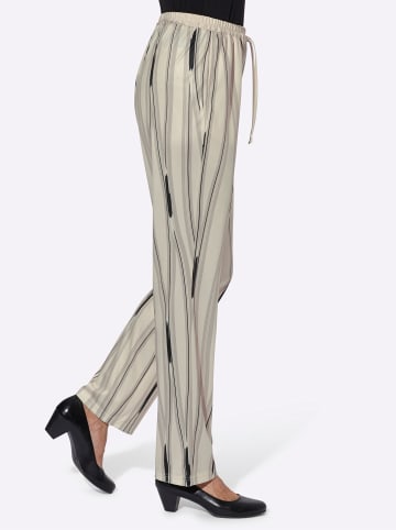 WITT WEIDEN Jersey-Hose in sand-gewellt