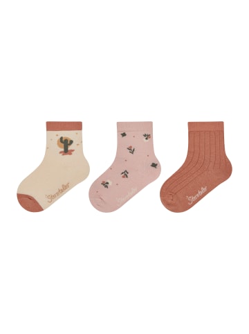 Sterntaler Socken 3er-Pack Kaktus in ecru farbend