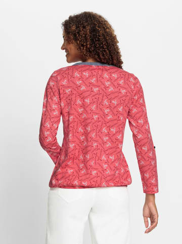 WITT WEIDEN Shirt in grapefruit-kirsche-bedruckt