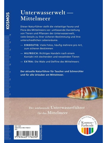 Franckh-Kosmos Was lebt im Mittelmeer? | Der aktuelle Unterwasserführer: Fische, Wirbellose,...