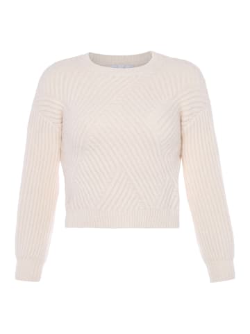 Blonda Damen Sweater in WOLLWEISS