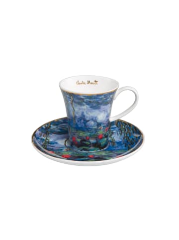 Goebel Espressotasse " Claude Monet - Seerosen mit Weide " in Bunt