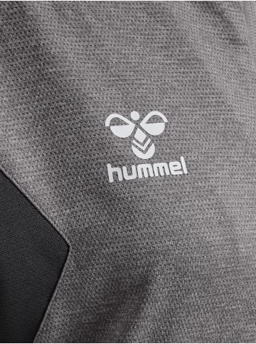 Hummel Hummel Zip Kapuzenpullover Hmlauthentic Multisport Damen Atmungsaktiv Schnelltrocknend in GREY MELANGE