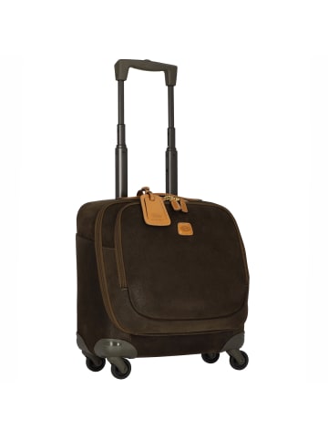 BRIC`s Life 4 Rollen Businesstrolley 43 cm Laptopfach in olive