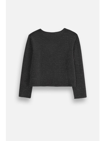 Langarmshirt in schwarz