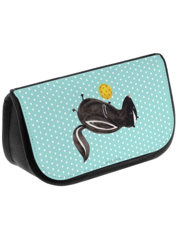 Mr. & Mrs. Panda Make-Up Tasche Stinktier Ball ohne Spruch in Türkis Pastell