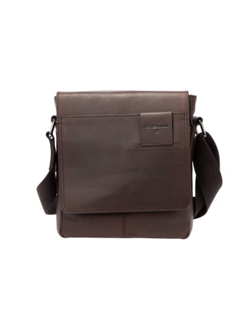 Strellson Schultertasche 'Hyde Park 1.0 Jeremy in Dunkelbraun 20,00 x 23,00 x 6,00 cm'