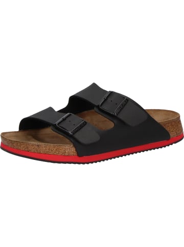Birkenstock Berufsschuhe Arizona SL in schwarz/rot in schwarz/rot