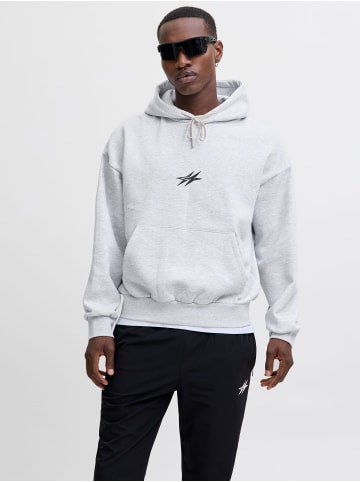 Jack & Jones Kapuzenpullover in White Melange