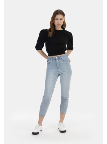 myMo Damen Sweatpullover in Schwarz