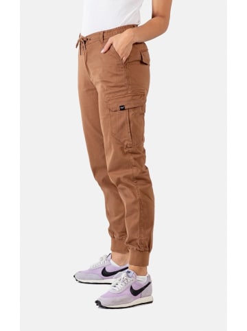 Reell Cargohose "Reflex Women Rib Cargo" in Braun