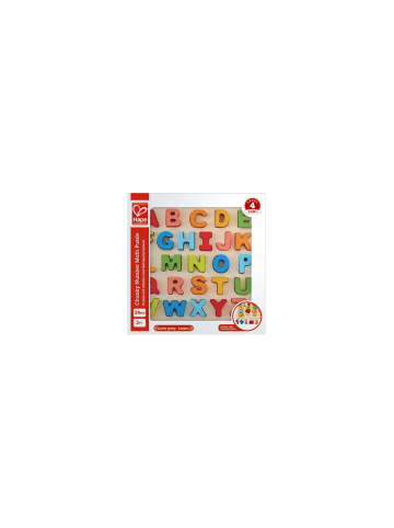 Hape Steckpuzzle Puzzle mit Großbuchstaben, 27 Teile, ab 3 Jahre