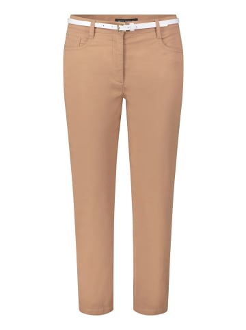 Betty Barclay Sommerhose mit Gürtel in Golden Camel