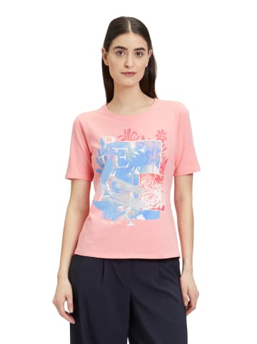 Betty Barclay Basic Shirt mit Aufdruck in Patch Rosé/Blue