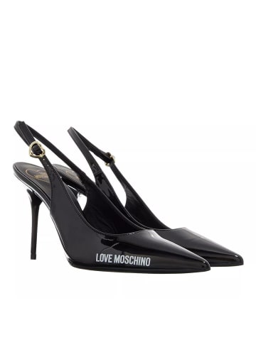 Love Moschino Rubber Logo Nero in black